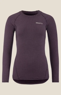Craft Sportswear Underställ|Ull^Wool Extreme X LS 2 W Dk Plum
