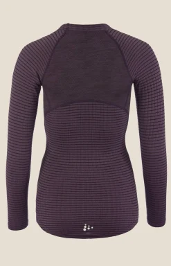 Craft Sportswear Underställ|Ull^Wool Extreme X LS 2 W Dk Plum