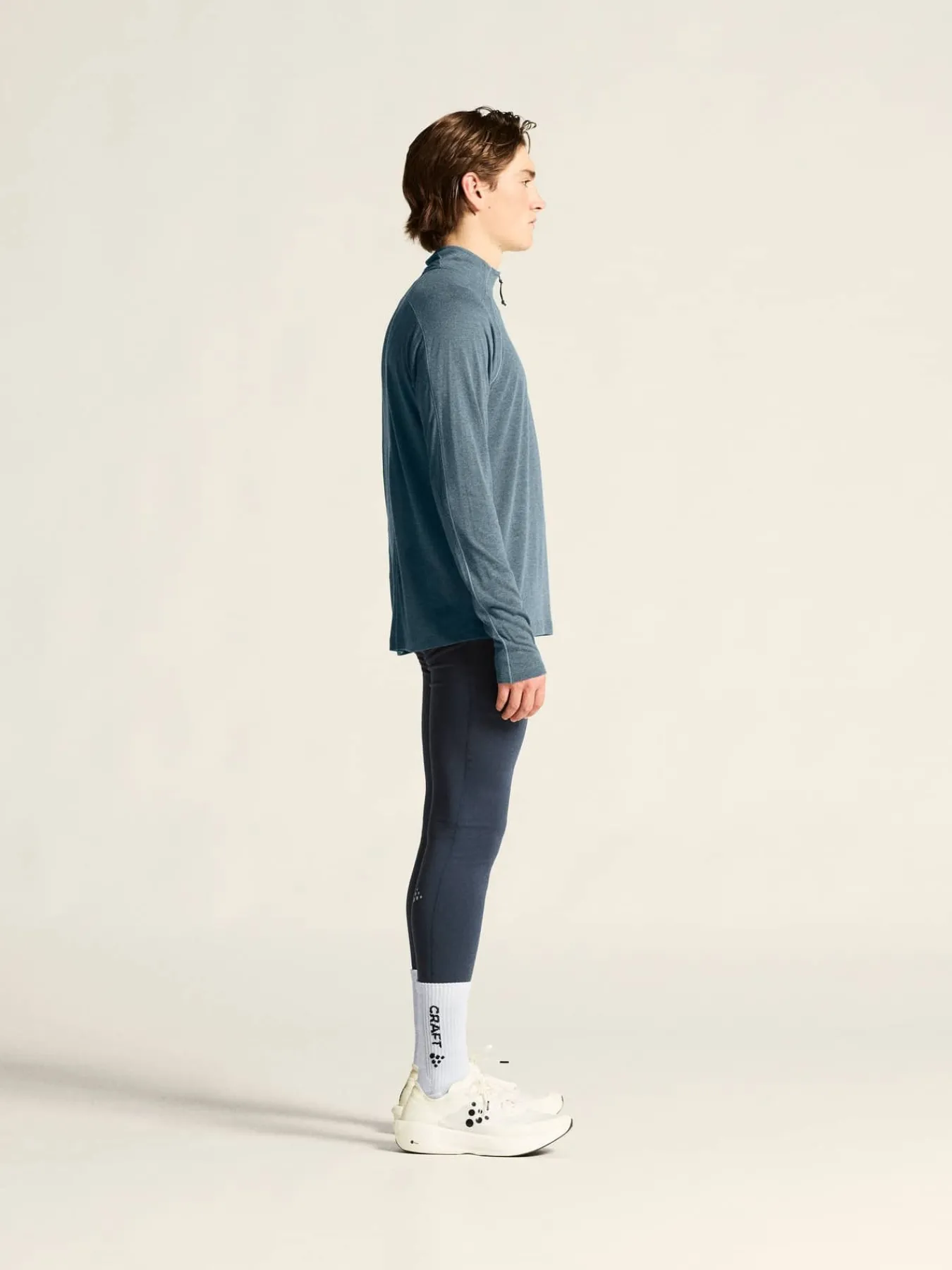 Craft Sportswear T-Shirts & Tröjor^Wool LS Tee M Real/Melange