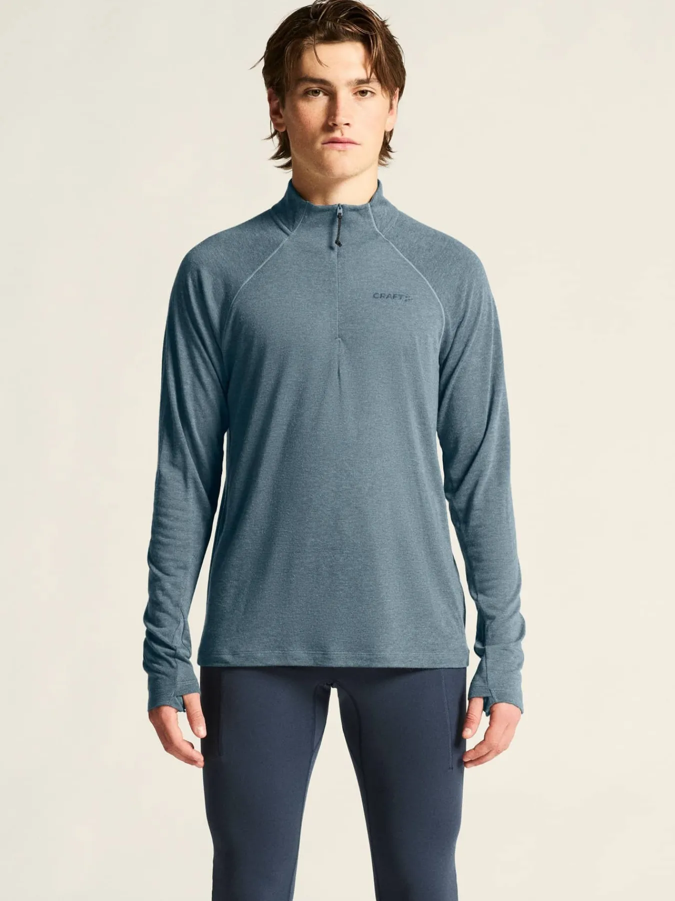 Craft Sportswear T-Shirts & Tröjor^Wool LS Tee M Real/Melange