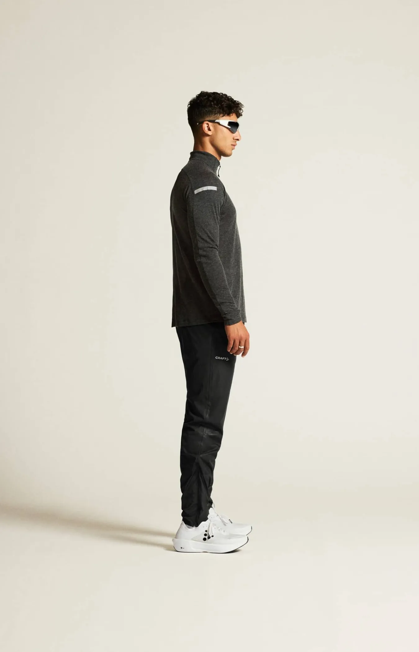 Craft Sportswear T-Shirts & Tröjor^Wool LS Tee M Black/Melange