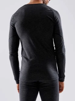 Craft Sportswear Underställ|Underställsset^Wool Merino Set M Black Melange