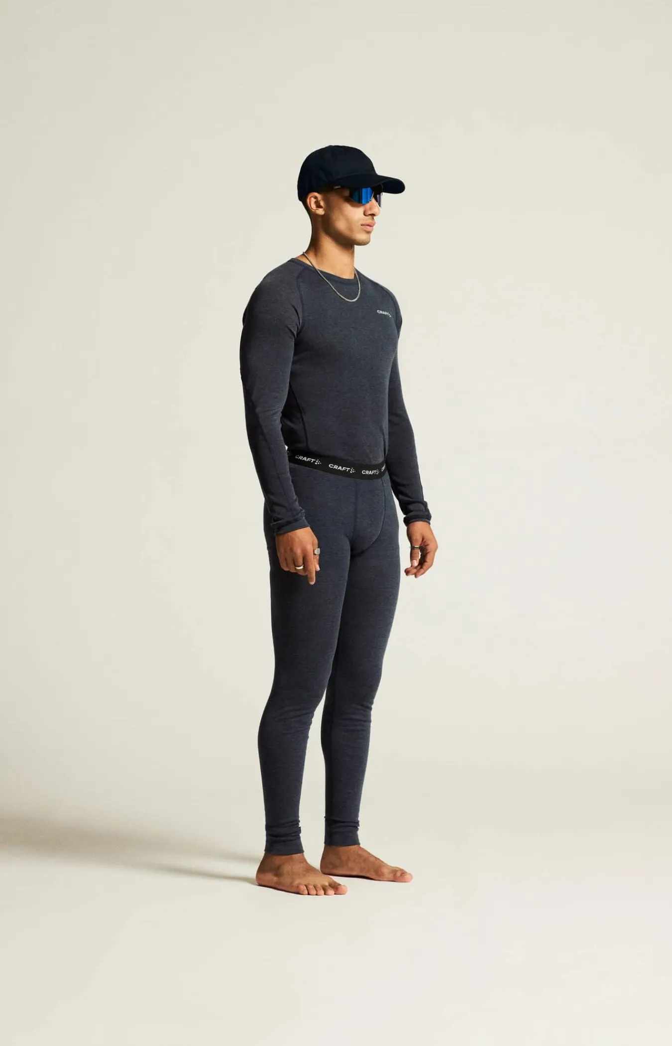 Craft Sportswear Underställ|Underställsset^Wool Merino Set M Blues/Melange
