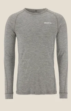 Craft Sportswear Underställ|Underställsset^Wool Merino Set M Dk Grey Melange