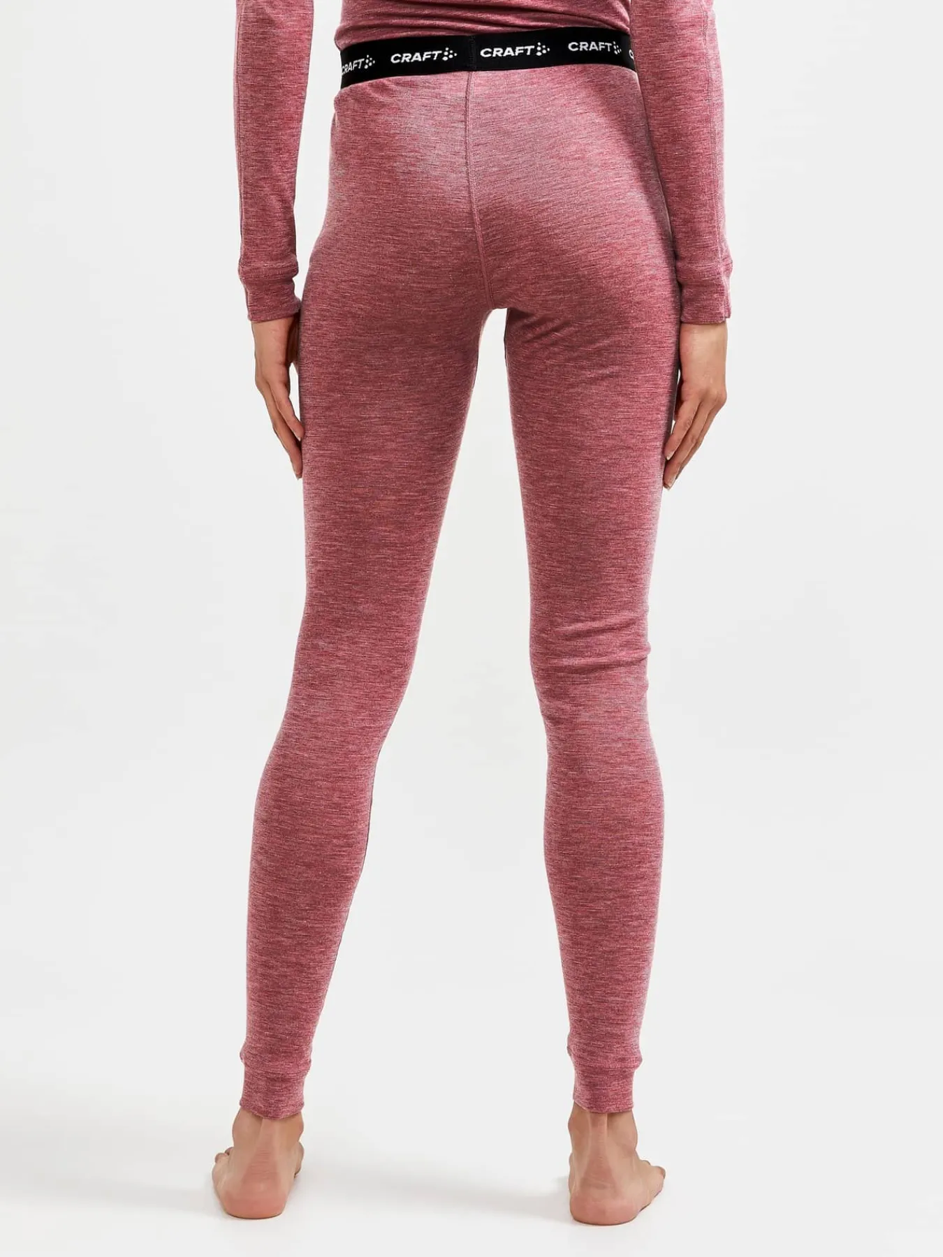 Craft Sportswear Underställ|Aktiva Underställ^Wool Merino Set W Rose-Melange