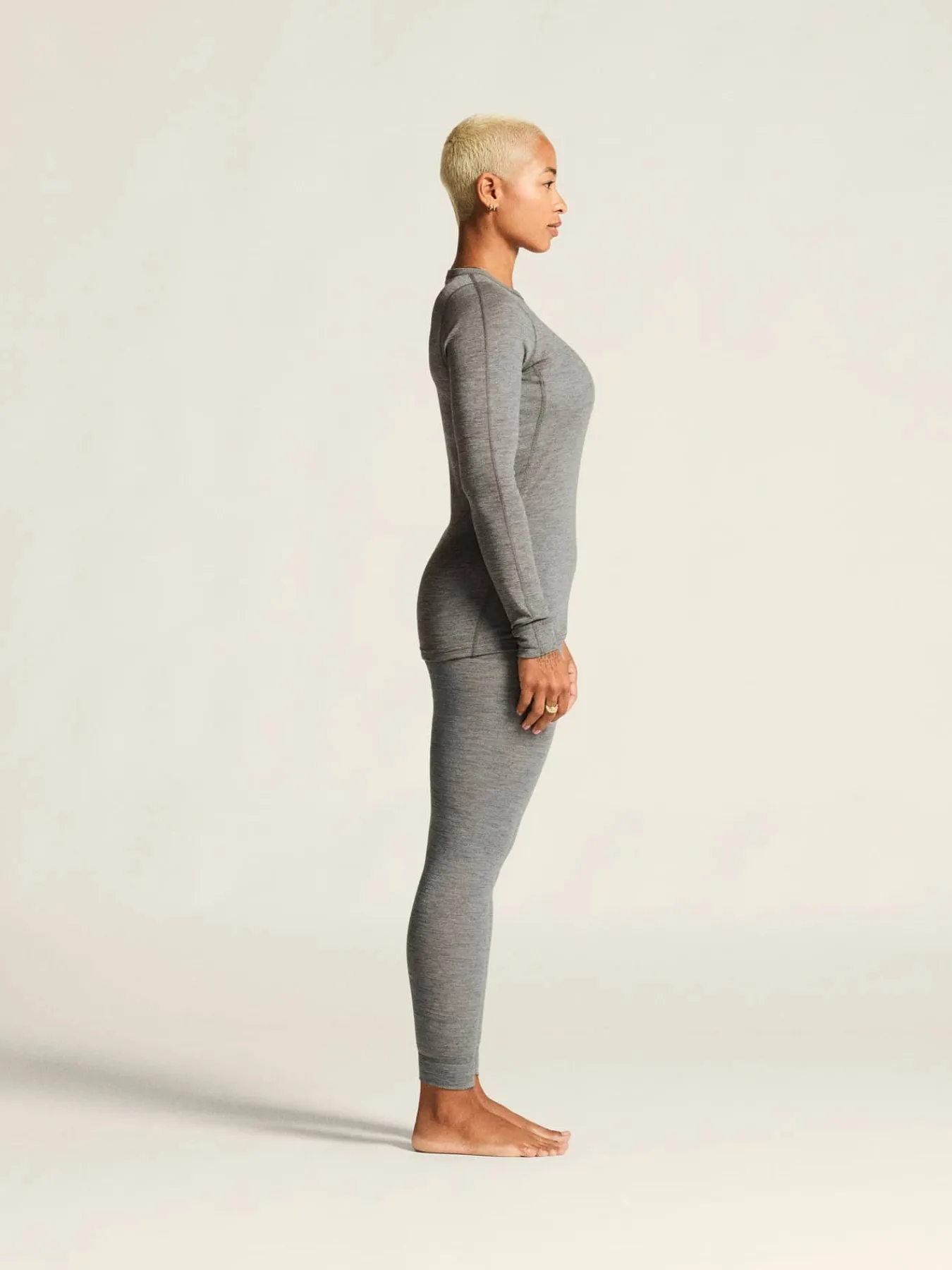 Craft Sportswear Underställ|Aktiva Underställ^Wool Merino Set W Dk Grey Melange