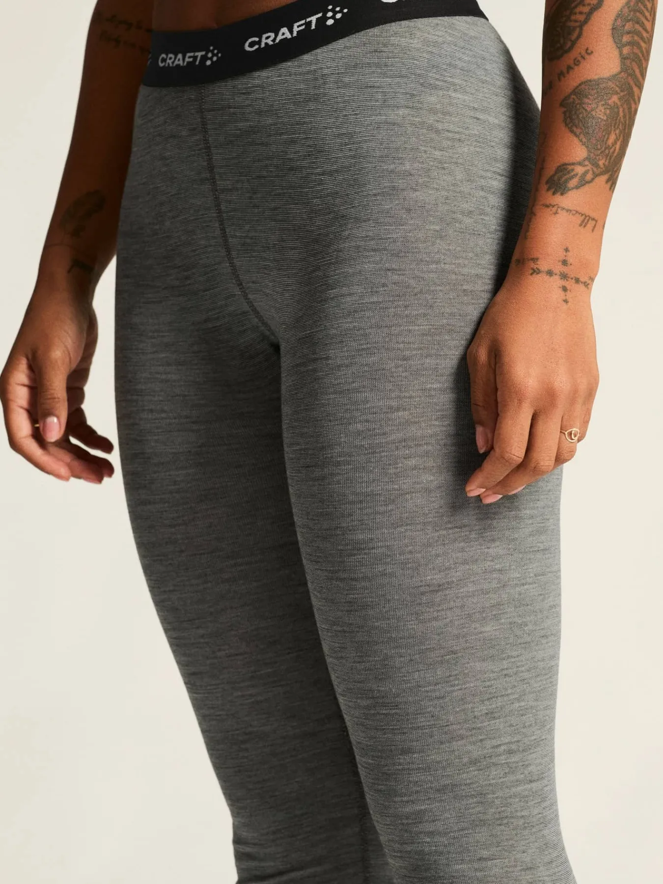 Craft Sportswear Underställ|Aktiva Underställ^Wool Merino Set W Dk Grey Melange