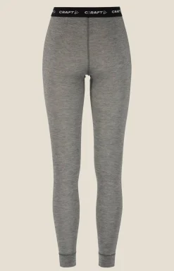 Craft Sportswear Underställ|Aktiva Underställ^Wool Merino Set W Dk Grey Melange