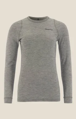 Craft Sportswear Underställ|Aktiva Underställ^Wool Merino Set W Dk Grey Melange