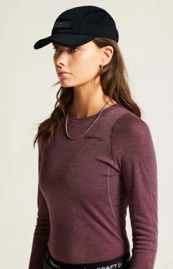 Craft Sportswear Underställ|Aktiva Underställ^Wool Merino Set W Rouge Melange