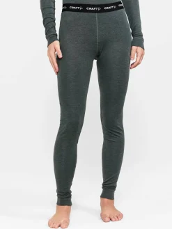 Craft Sportswear Underställ|Aktiva Underställ^Wool Merino Set W Juniper-Melange