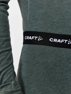 Craft Sportswear Underställ|Aktiva Underställ^Wool Merino Set W Juniper-Melange