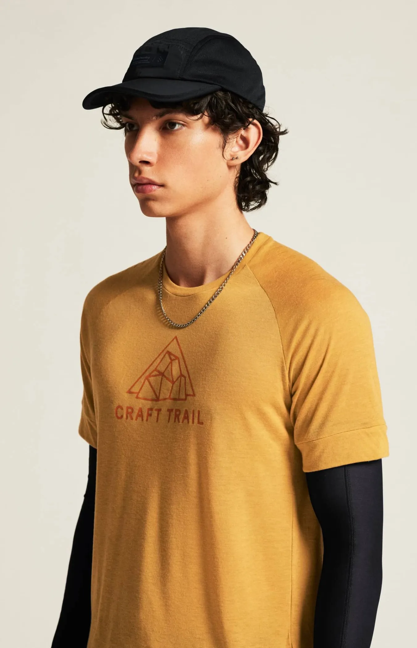 Craft Sportswear T-Shirts & Tröjor|Mellanlager^Wool SS Tee M Turmeric/Melange