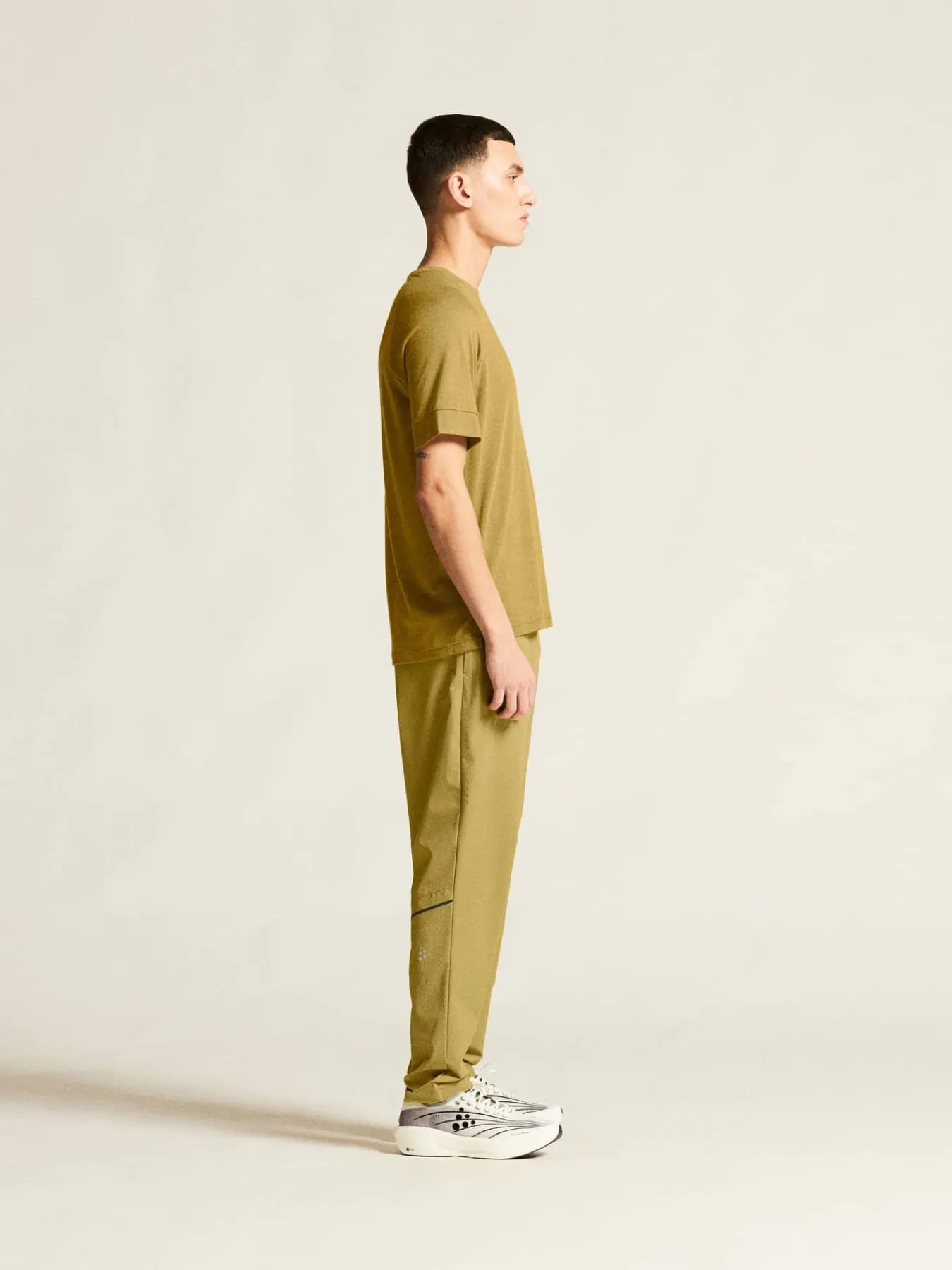 Craft Sportswear T-Shirts & Tröjor|Mellanlager^Wool SS Tee M Khaki Melange