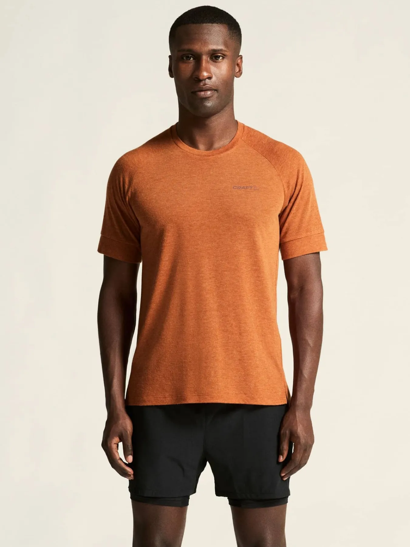 Craft Sportswear T-Shirts & Tröjor|Mellanlager^Wool SS Tee M Buff/Melange