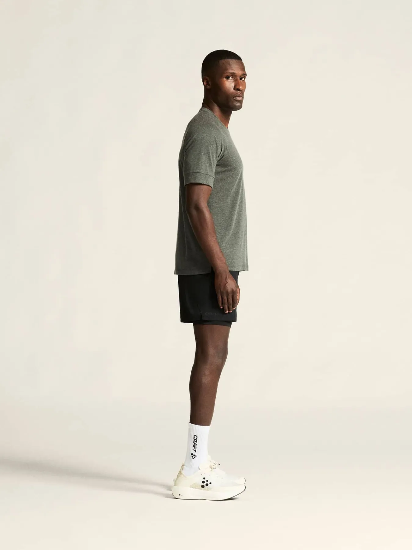 Craft Sportswear T-Shirts & Tröjor|Mellanlager^Wool SS Tee M Chimera/Melange