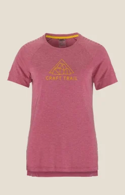 Craft Sportswear T-Shirts & Tröjor^Wool SS Tee W Rouge/Melange