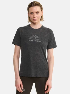 Craft Sportswear T-Shirts & Tröjor^Wool SS Tee W Black/Melange