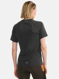 Craft Sportswear T-Shirts & Tröjor^Wool SS Tee W Black/Melange