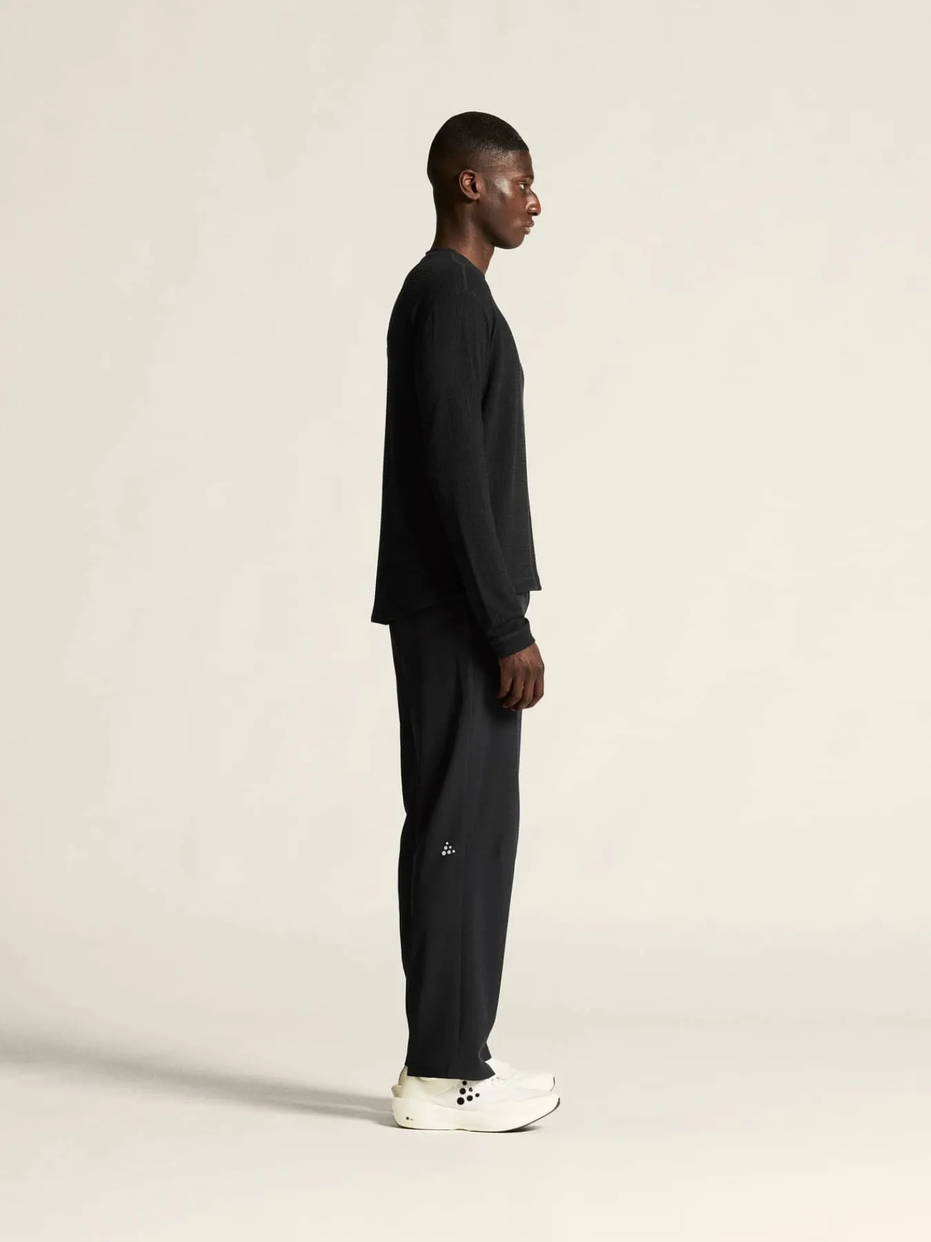 Craft Sportswear T-Shirts & Tröjor|Mellanlager^Wool Waffle RN M Black