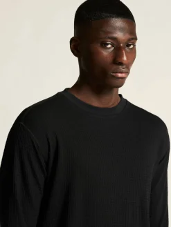 Craft Sportswear T-Shirts & Tröjor|Mellanlager^Wool Waffle RN M Black