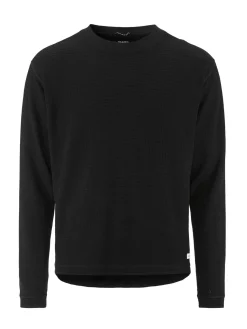 Craft Sportswear T-Shirts & Tröjor|Mellanlager^Wool Waffle RN M Black