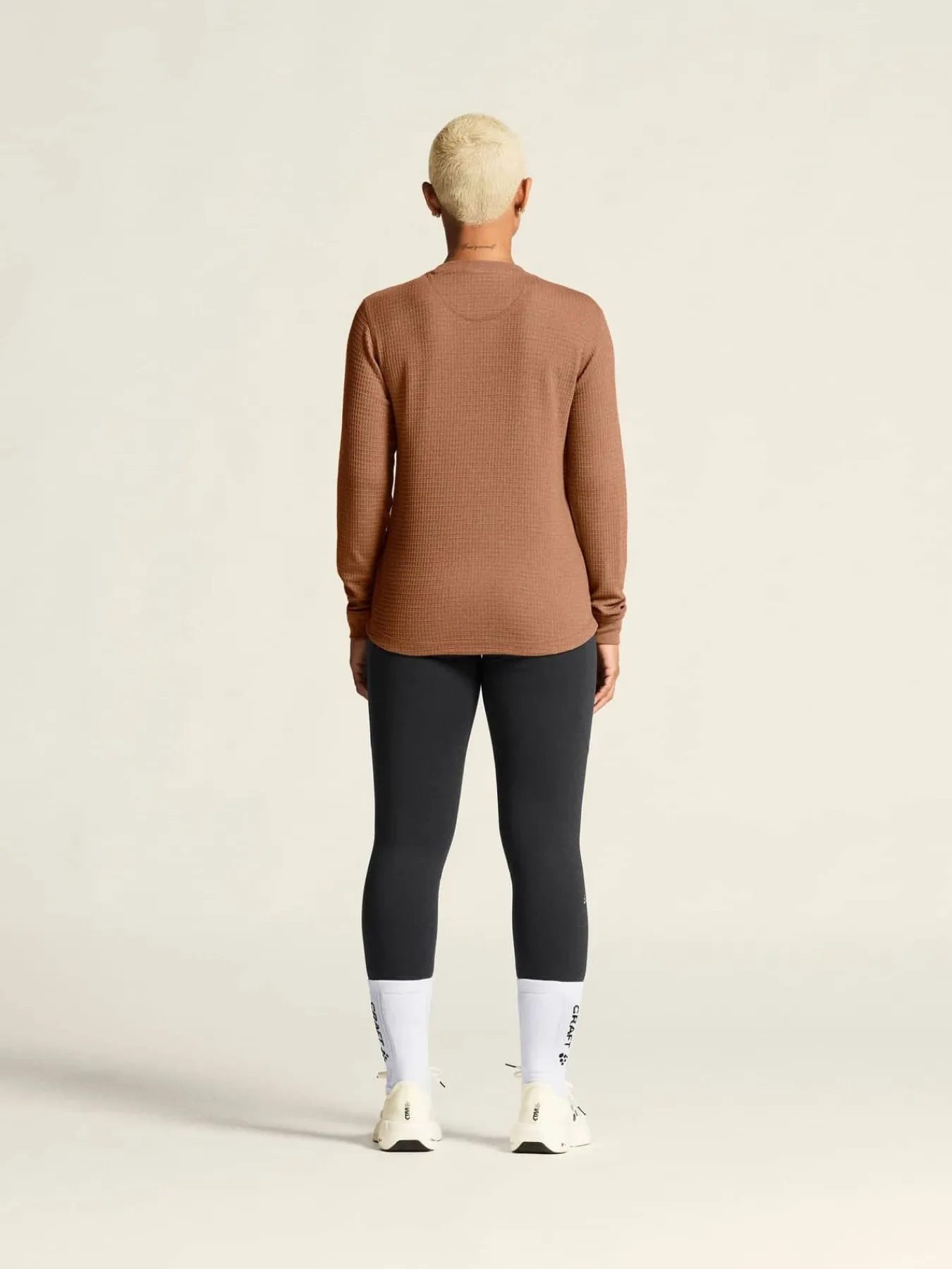 Craft Sportswear Träning^Wool Waffle RN W Clove