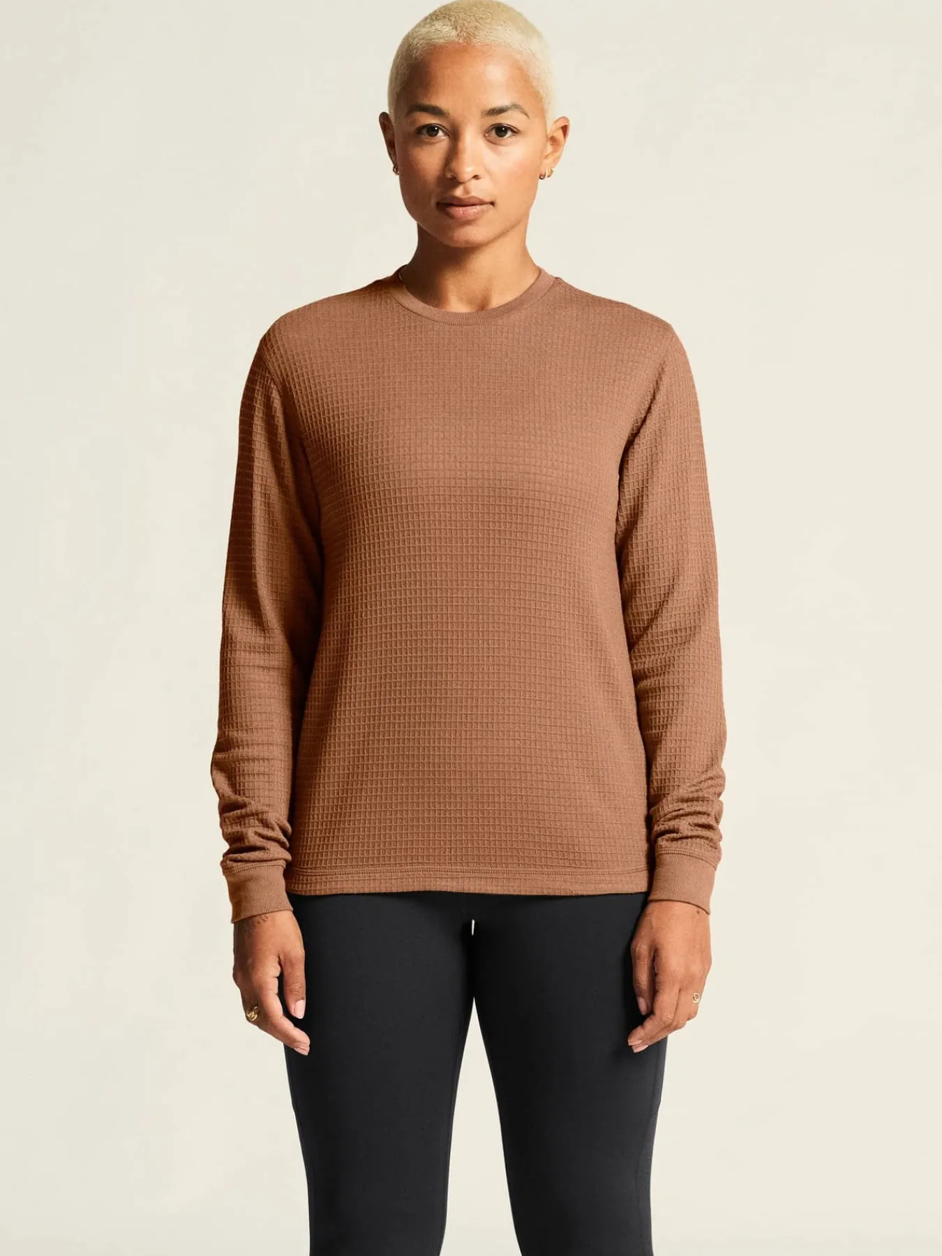 Craft Sportswear Träning^Wool Waffle RN W Clove